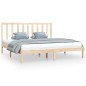 vidaXL Estructura de cama de madera maciza de pino 200x200 cm vidaXL Estructura de cama de madera maciza de pino 200x200 cm