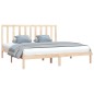 vidaXL Estructura de cama de madera maciza de pino 200x200 cm vidaXL Estructura de cama de madera maciza de pino 200x200 cm