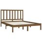 vidaXL Estructura de cama madera de pino marrón miel 150x200 cm vidaXL Estructura de cama madera de pino marrón miel 150x200 cm