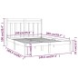 vidaXL Estructura de cama madera maciza 140x200 cm vidaXL Estructura de cama madera maciza 140x200 cm