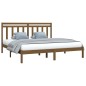 vidaXL Estructura de cama madera maciza de pino marrón miel 200x200 cm vidaXL Estructura de cama madera maciza de pino marrón miel 200x200 cm