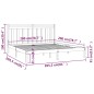 vidaXL Estructura de cama madera maciza de pino marrón miel 200x200 cm vidaXL Estructura de cama madera maciza de pino marrón miel 200x200 cm