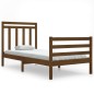 vidaXL Estructura de cama madera maciza marrón miel 90x200 cm vidaXL Estructura de cama madera maciza marrón miel 90x200 cm