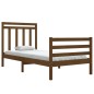 vidaXL Estructura de cama madera maciza marrón miel 90x200 cm vidaXL Estructura de cama madera maciza marrón miel 90x200 cm