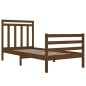 vidaXL Estructura de cama madera maciza marrón miel 90x200 cm vidaXL Estructura de cama madera maciza marrón miel 90x200 cm