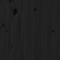 vidaXL Estructura de cama madera maciza King Size negro 150x200 cm