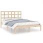 vidaXL Estructura de cama madera maciza 140x200 cm