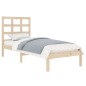vidaXL Estructura de cama madera maciza 75x190 cm vidaXL Estructura de cama madera maciza 75x190 cm