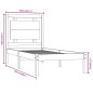 vidaXL Estructura de cama madera maciza marrón miel 100x200 cm vidaXL Estructura de cama madera maciza marrón miel 100x200 cm