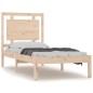 vidaXL Estructura de cama madera maciza 90x190 cm vidaXL Estructura de cama madera maciza 90x190 cm