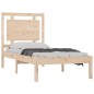 vidaXL Estructura de cama madera maciza 90x190 cm vidaXL Estructura de cama madera maciza 90x190 cm