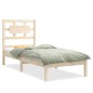 vidaXL Estructura de cama madera maciza 75x190 cm vidaXL Estructura de cama madera maciza 75x190 cm