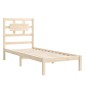 vidaXL Estructura de cama madera maciza 75x190 cm vidaXL Estructura de cama madera maciza 75x190 cm