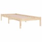 vidaXL Estructura de cama madera maciza de pino 90x200 cm