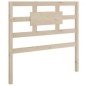 vidaXL Estructura de cama madera maciza de pino 90x200 cm