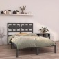 vidaXL Estructura de cama de madera maciza blanca 140x200 cm vidaXL Estructura de cama de madera maciza blanca 140x200 cm