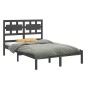 vidaXL Estructura de cama de madera maciza blanca 140x200 cm vidaXL Estructura de cama de madera maciza blanca 140x200 cm