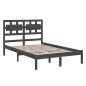 vidaXL Estructura de cama de madera maciza blanca 140x200 cm vidaXL Estructura de cama de madera maciza blanca 140x200 cm