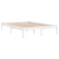 vidaXL Estructura de cama madera maciza King Size blanca 150x200 cm vidaXL Estructura de cama madera maciza King Size blanca 150x200 cm