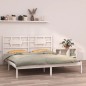 vidaXL Estructura de cama madera maciza blanco 200x200 cm