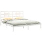 vidaXL Estructura de cama madera maciza blanco 200x200 cm