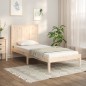 vidaXL Estructura de cama madera maciza de pino 100x200 cm