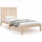 vidaXL Estructura de cama madera maciza de pino 100x200 cm
