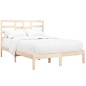 vidaXL Estructura de cama madera maciza 140x200 cm vidaXL Estructura de cama madera maciza 140x200 cm