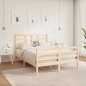 vidaXL Estructura de cama madera maciza 120x190 cm vidaXL Estructura de cama madera maciza 120x190 cm