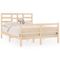 vidaXL Estructura de cama madera maciza 120x190 cm vidaXL Estructura de cama madera maciza 120x190 cm