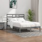 vidaXL Estructura de cama de madera maciza blanca 140x200 cm vidaXL Estructura de cama de madera maciza blanca 140x200 cm