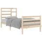 vidaXL Estructura de cama madera maciza 90x200 cm vidaXL Estructura de cama madera maciza 90x200 cm