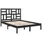 vidaXL Estructura de cama madera maciza de pino negro 120x200 cm vidaXL Estructura de cama madera maciza de pino negro 120x200 cm