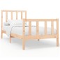 vidaXL Estructura de cama madera maciza de pino 100x200 cm vidaXL Estructura de cama madera maciza de pino 100x200 cm