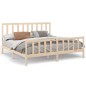 vidaXL Estructura de cama de madera maciza de pino 200x200 cm vidaXL Estructura de cama de madera maciza de pino 200x200 cm