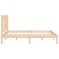 vidaXL Estructura de cama de madera maciza de pino 120x200 cm