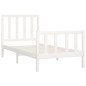 vidaXL Estructura de cama madera maciza blanco 90x200 cm vidaXL Estructura de cama madera maciza blanco 90x200 cm