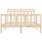 vidaXL Estructura de cama de madera maciza de pino 140x200 cm vidaXL Estructura de cama de madera maciza de pino 140x200 cm
