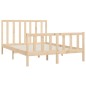 vidaXL Estructura de cama de madera maciza 140x200 cm