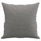 vidaXL Cojines decorativos 2 uds tela gris oscuro 40x40 cm vidaXL Cojines decorativos 2 uds tela gris oscuro 40x40 cm
