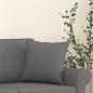 vidaXL Cojines decorativos 2 uds tela gris oscuro 40x40 cm vidaXL Cojines decorativos 2 uds tela gris oscuro 40x40 cm
