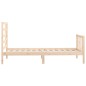 vidaXL Estructura de cama madera maciza de pino 90x200 cm vidaXL Estructura de cama madera maciza de pino 90x200 cm