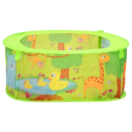 vidaXL Piscina de bolas para niños con 300 bolas 75x75x32 cm
