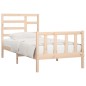vidaXL Estructura de cama madera maciza de pino 100x200 cm vidaXL Estructura de cama madera maciza de pino 100x200 cm