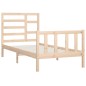 vidaXL Estructura de cama madera maciza de pino 100x200 cm vidaXL Estructura de cama madera maciza de pino 100x200 cm