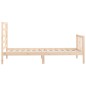 vidaXL Estructura de cama madera maciza de pino 100x200 cm vidaXL Estructura de cama madera maciza de pino 100x200 cm