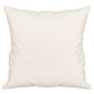 vidaXL Cojines decorativos 2 uds tela microfibra beige 40x40 cm vidaXL Cojines decorativos 2 uds tela microfibra beige 40x40 cm