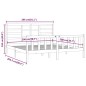 vidaXL Estructura de cama madera maciza marrón miel 200x200 cm vidaXL Estructura de cama madera maciza marrón miel 200x200 cm