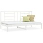 vidaXL Sofá cama madera maciza de pino blanco 80x200 cm vidaXL Sofá cama madera maciza de pino blanco 80x200 cm