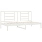 vidaXL Sofá cama madera maciza de pino blanco 80x200 cm vidaXL Sofá cama madera maciza de pino blanco 80x200 cm